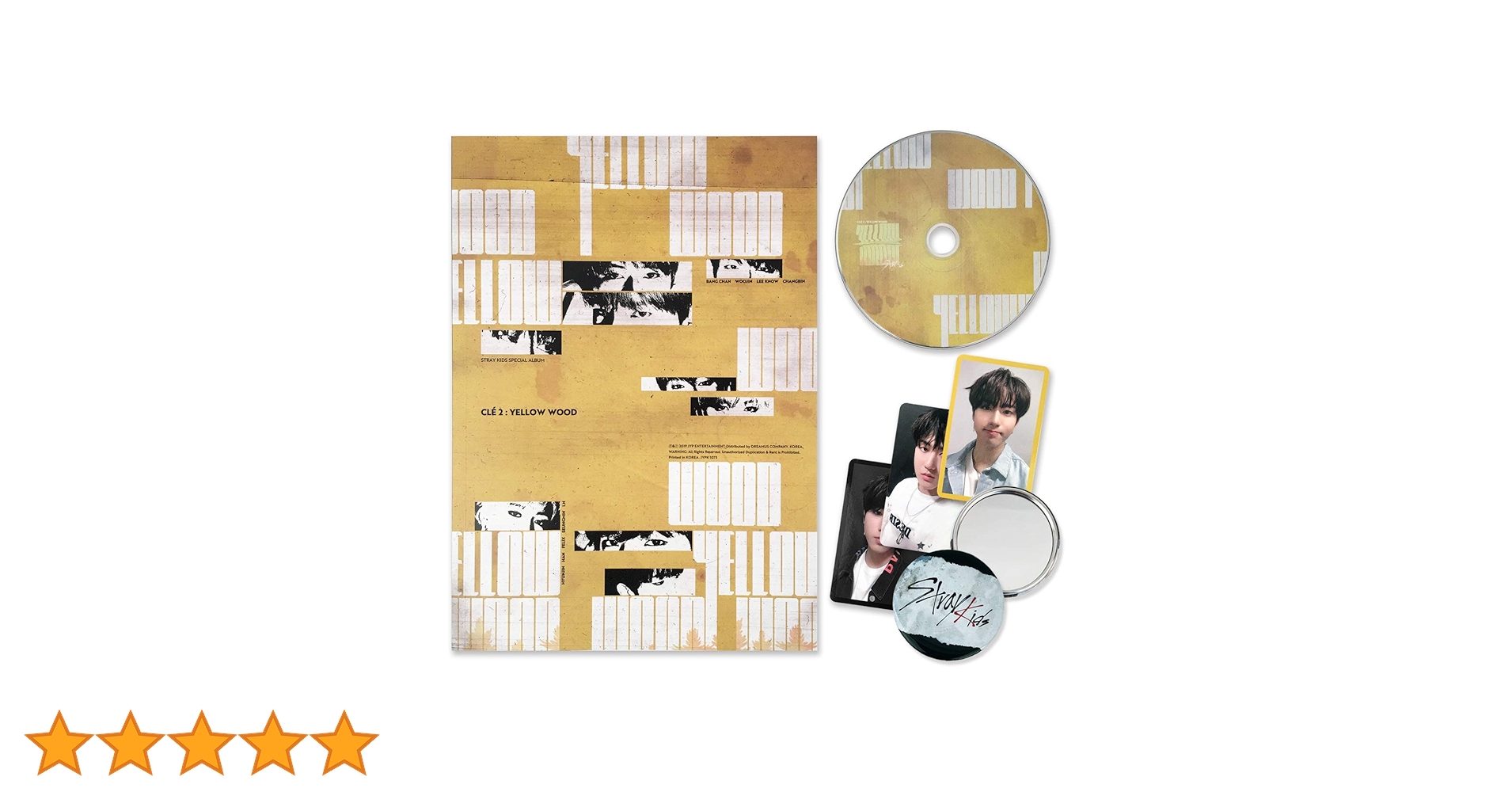 STRAY KIDS Special Album - CLE 2 : YELLOW WOOD [ Clé 2 ver. ] CD +